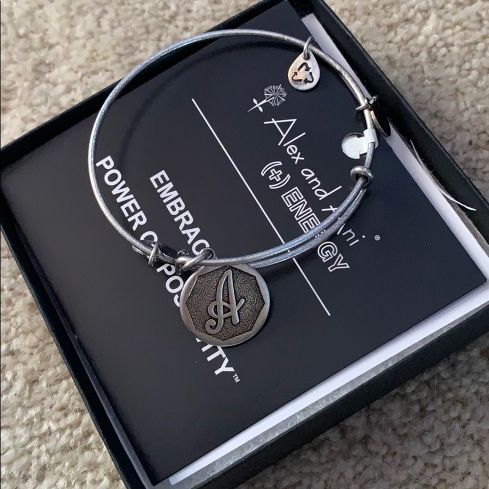 Alex and Ani Bracelet NWT - Letter A